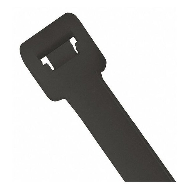 Partners Brand Cable Tie, 24 in L, Black, 175 lb Strength, 100 PK CTUV24175