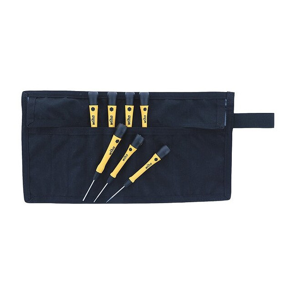 Wiha ESDSafePrecisionScrwdrvrSet,Metric,7pcs 27589