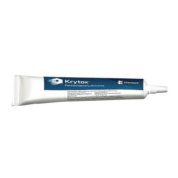 Krytox 2 oz, Tube, Synthetic, White LVP