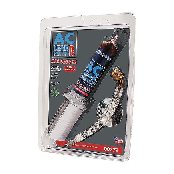 Rectorseal Refrigerant Leak Sealant,0.5 oz,Syringe 45302