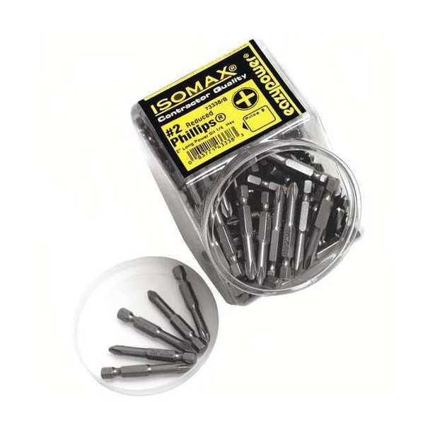 Manufacturer Varies Insert Bit,1/4",Phillips,No 2,2",PK250 00338
