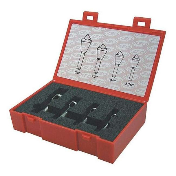 Keo ZErO Flute Set 60 deg 5/16" - 5/8" 4 pcs CO 919-000-199