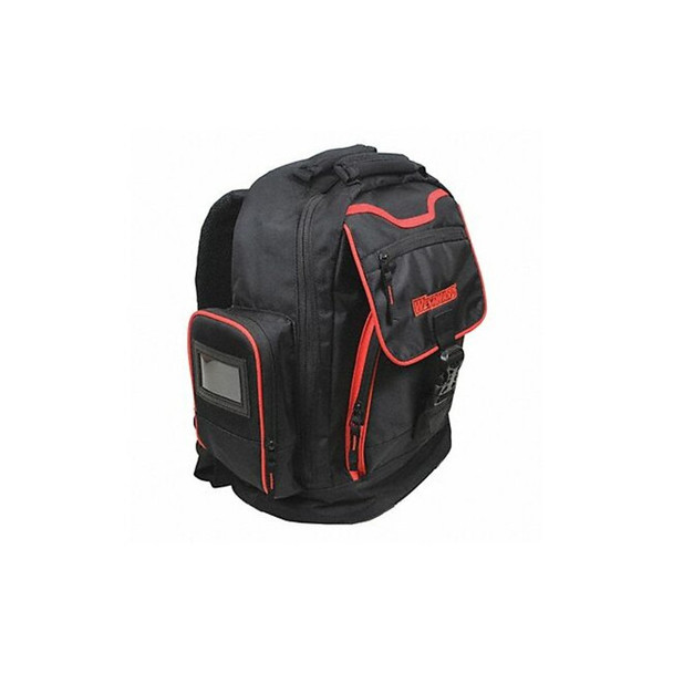 Westward Tool Backpack, Black, Polyester, 19 Pockets 32PJ48