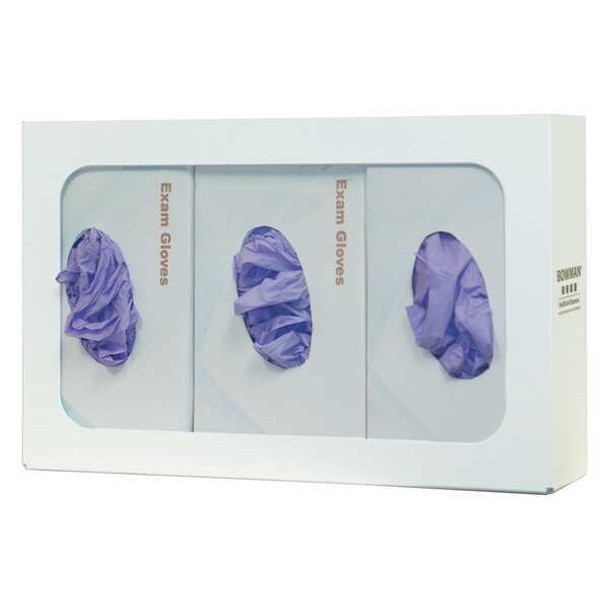 Bowman Dispensers Glove Box Dispenser,3 Boxes GB-003 Bowman Dispensers Glove Box Dispenser,3 Boxes GB-003