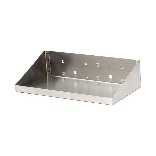 12 In. W x 6 In. D Stainless Steel Shelf for Stainless Steel LocBoard
