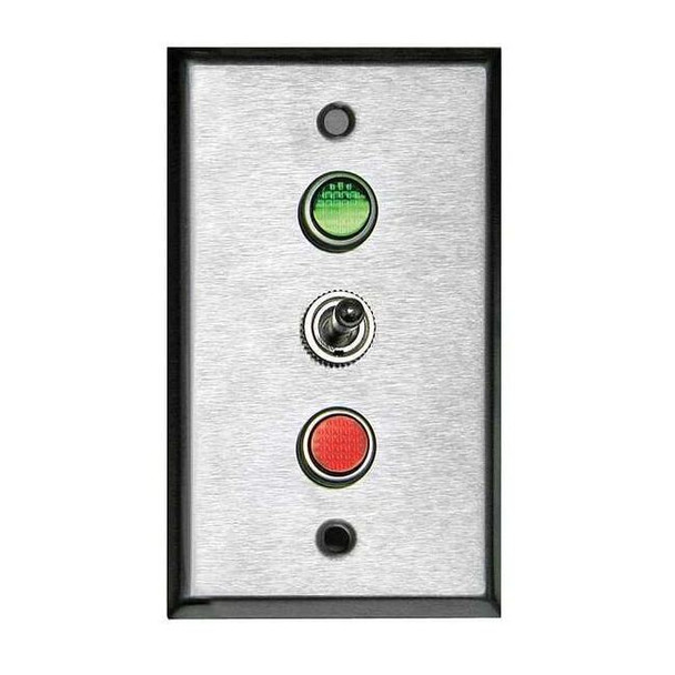 Tapco Lighted Toggle Switch,120V,Green/Red LED 113632