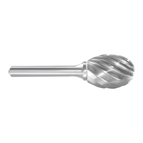 Manufacturer Varies Carbide Bur,Oval,1/2 In,1/4 Shank 310-002510