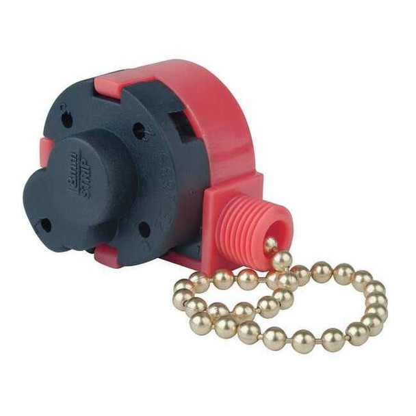 Dayton Pull Chain Switch, Off/On/On/On, SP3T 01723