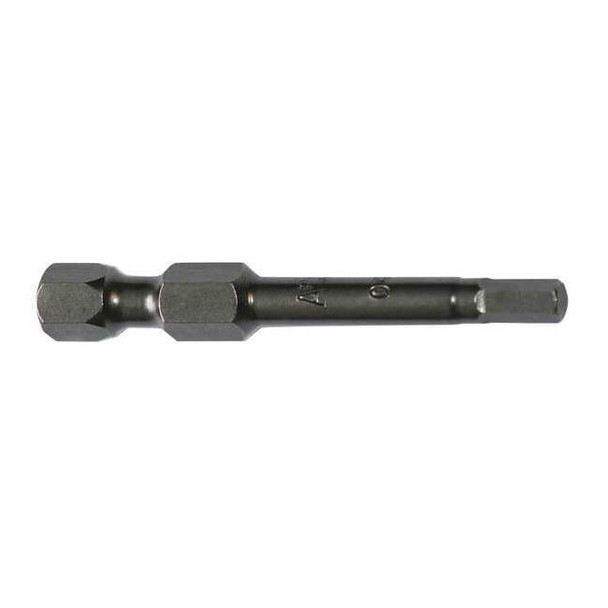Apex Tool Group Power Bit,Metric,1/4",PK5 AM-6MM-4-5PK