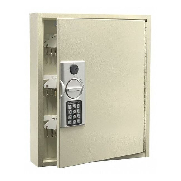 Manufacturer Varies Key Cabinet, Steel, Beige, 110 Key Capacity 52AU01