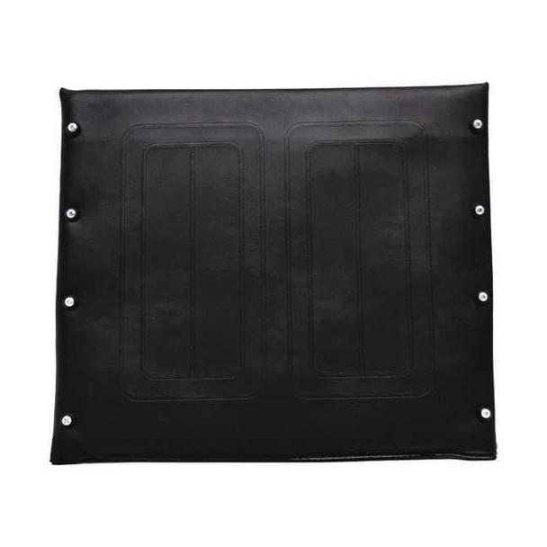 Alco Vinyl Seat Upholstery,20" W,8 Hole,Black 781-A3