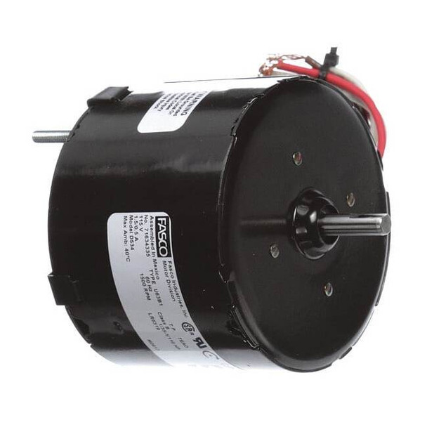 Fasco HVAC 3.3 In Motor,1/35-1/110 HP,115V,CW D534