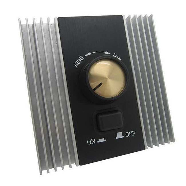 Dayton Speed Control, Adjustable, Rotary, 120V, 12A 22PP74