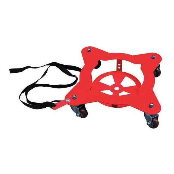 Manufacturer Varies Drum Dolly, 5 gal, 25.5 in L, Red 48J134