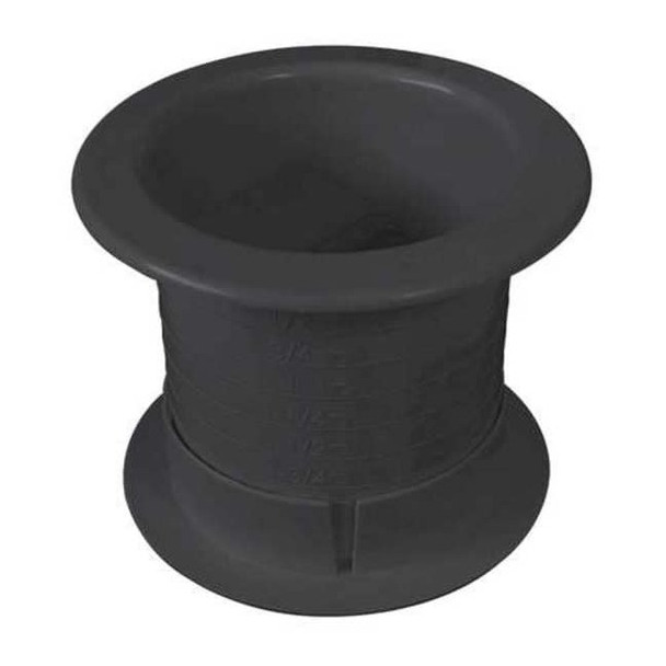 Fastcap Dual Sided Grommet,Blk,2.5In,PK25 DUALLY 2.5 25PC BL