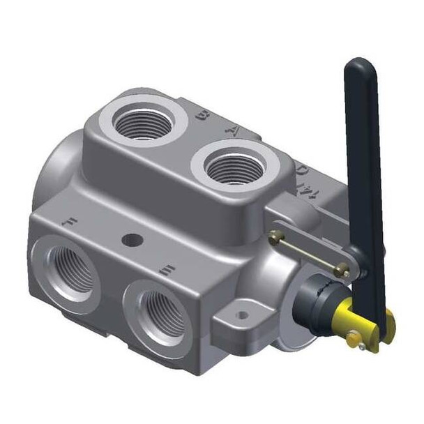 Parker Gresen Selector Valve,6 Way,2 Position,3/4 NPT DS-75