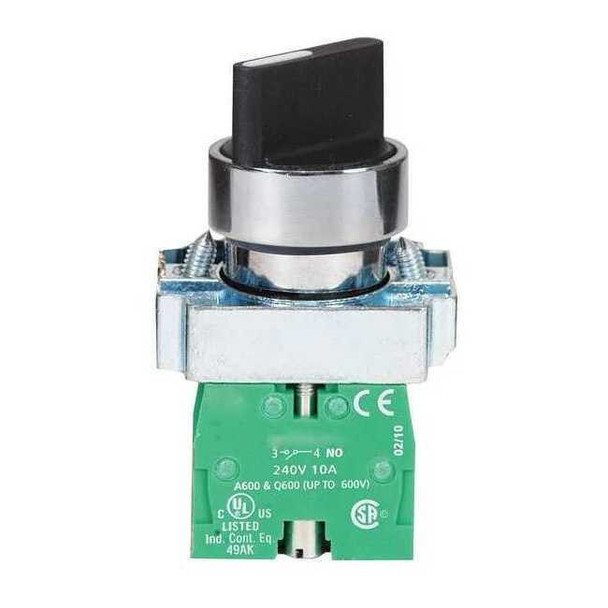 Dayton Non-Illum Selectr Swtch,22mm,3 Pos,Knob 30G261