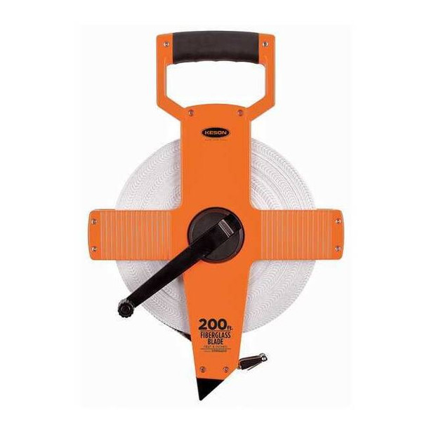Keson 200 ft Engineer's Tape Measure, 1/2 in Blade OTR-10-200