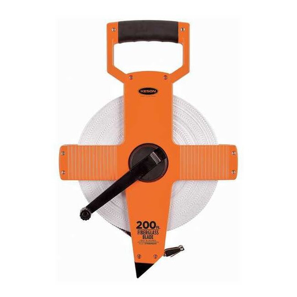 Keson 200 ft./60m Tape Measure, 1/2 in Blade OTR-18M-200