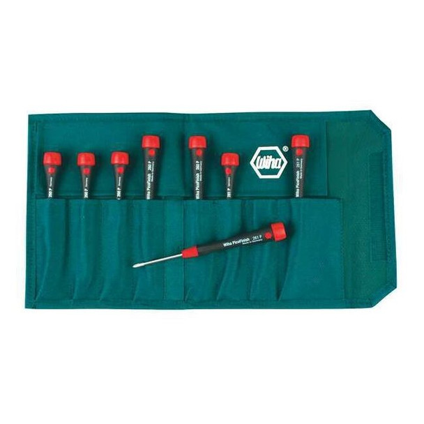 Wiha Precision Screwdriver Set,Sl/Ph,8 pcs 26193