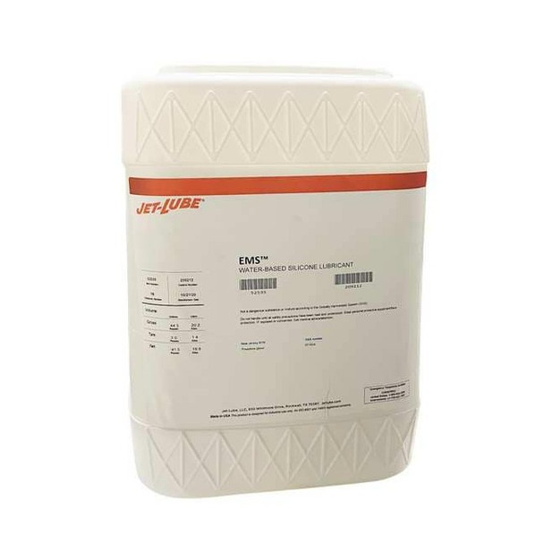Jet-Lube Silicone Lubricant, 1 gal., Pail, Silicone, White 52533