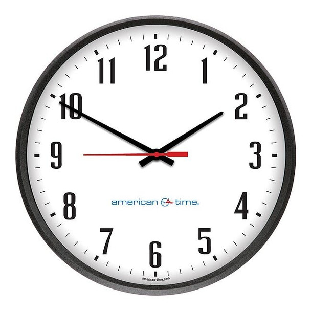 Manufacturer Varies Analog Clock,Steel,13 1/4" Diameter R54BHSD989G