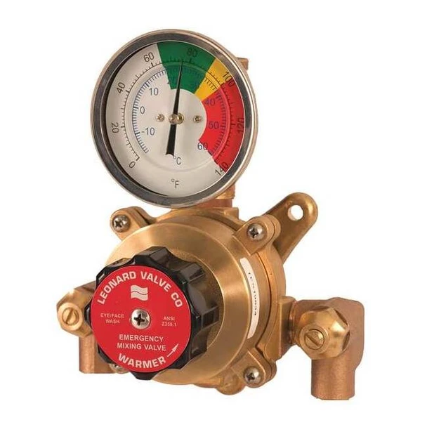Leonard Valve Emergency Mixing Valve,Bronze,1/2 in.NPT TA-300-LF