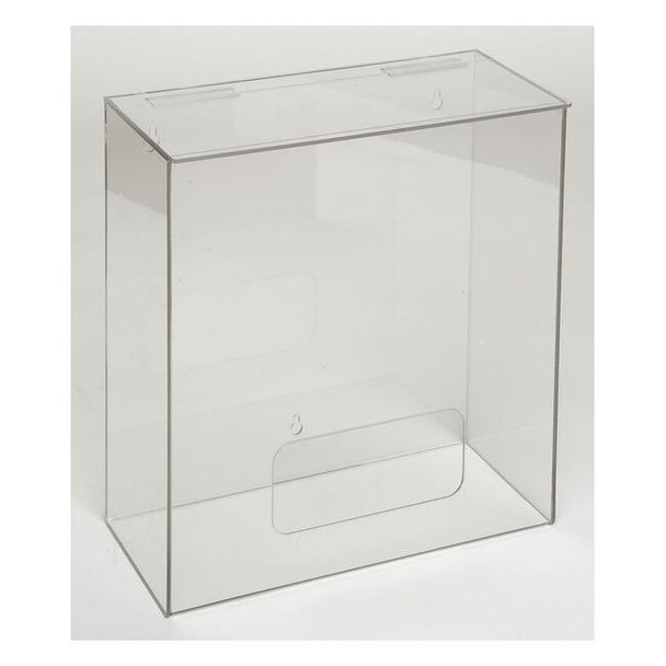 Condor Bouffant Dispenser, PETG, clear, 11-7/8 x 12-3/8 x 5-1/2" 3UZG2