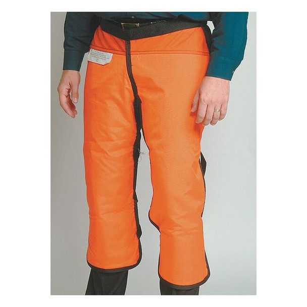 Condor Chainsaw Chaps, Orange, Nylon, Size 2XL, 42 in Length 5AD18