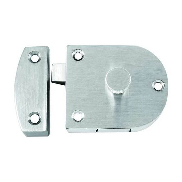 Rockwood Gate Latch,2-1/16 In. W,Satin Brass 602.4