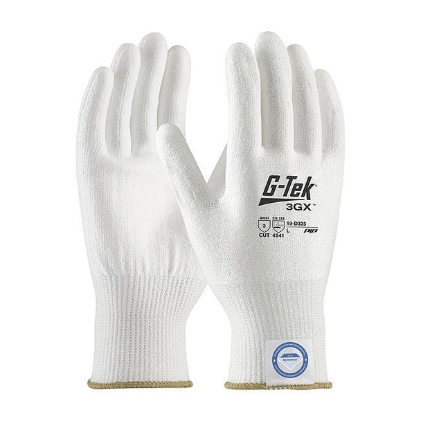 Cut-Resistant Glove, Cut Level A3 ,Dipped ,Polyurethane ,Smooth ,XS 12 PK