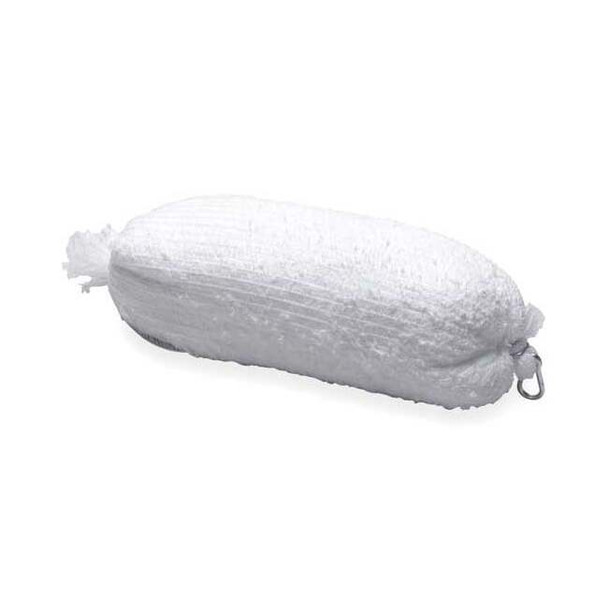 Oil-Dri Sorbent Boom, 9 gal, 8 in x 18 ft, Oil, White, 4 PK L90866