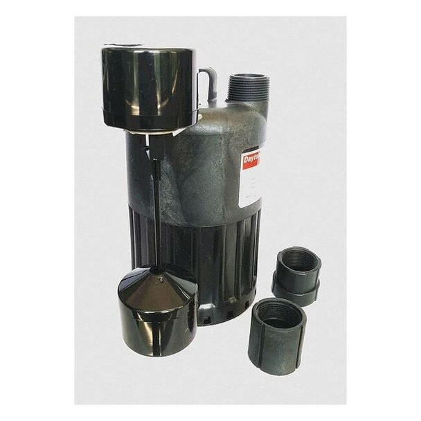 Dayton 1/2 HP 1-1/4" M Submersible Sump Pump 115V AC Vertical 3YU71