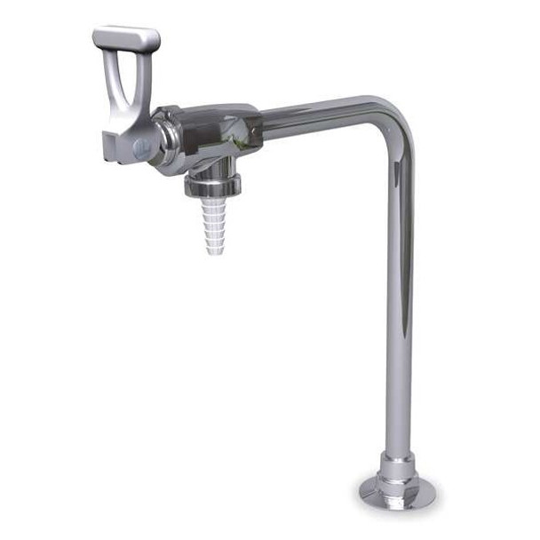 Watersaver Manual Laboratory Faucet, Single Hole Mount, Chrome 1 Hole L7833SC