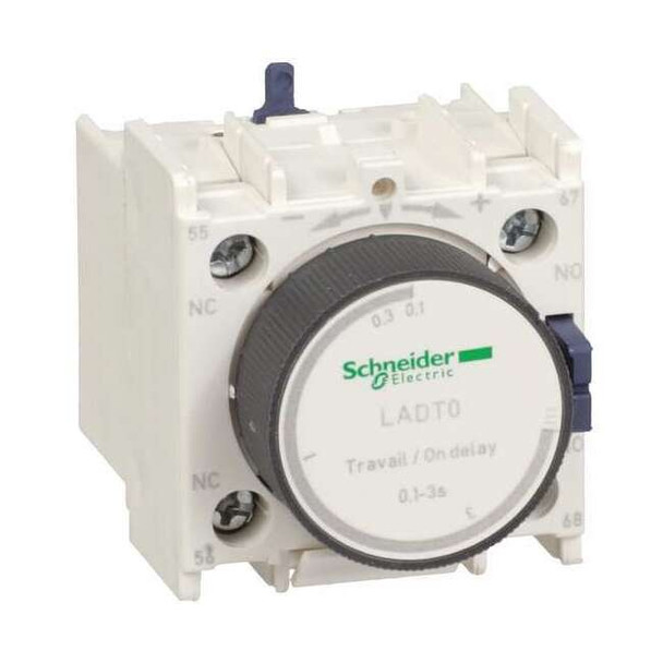 Schneider Electric IEC Timer Module,1NO/1NC,.1 to 3sec LADT0