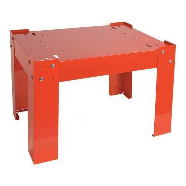 Durham Mfg Base for Slide Rack Cabinet,D 16 1/4,Red 304-17