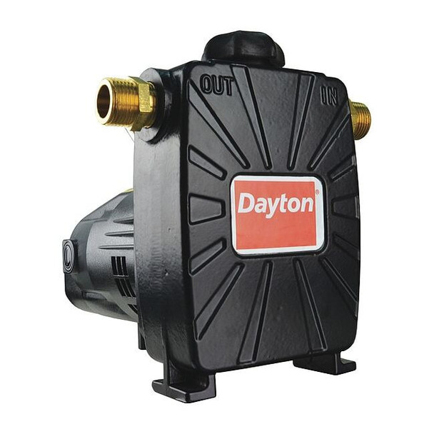 Utility Pump, Phase Single, 1/2 hp, Inlet 3/4 in, Cord Length 20 ft