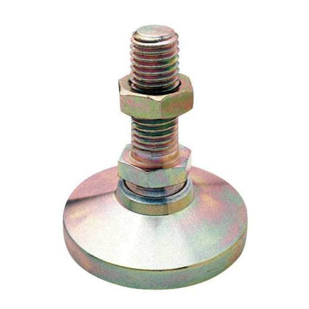 S & W Manufacturing Leveling Mount,Swivel Stud,1-8,4 in Base BSW-5Z