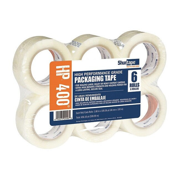 Shurtape Packaging Tape,48mm W,100m L,PK6 207846