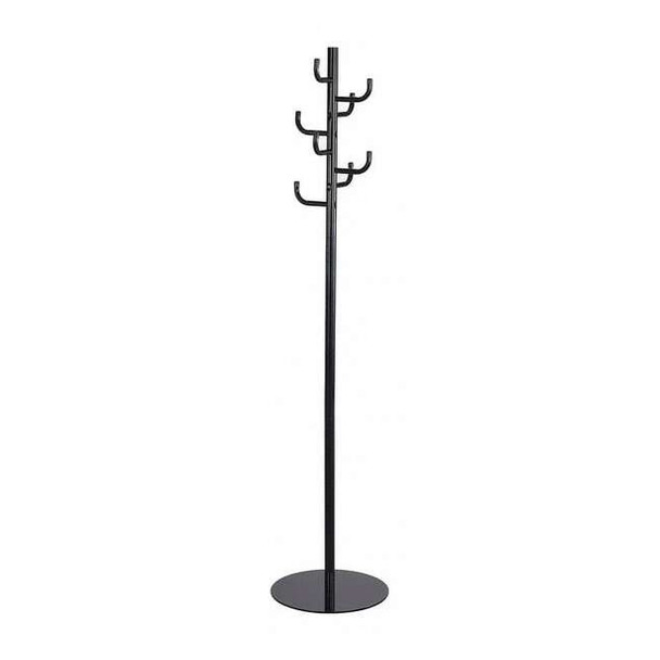 Safco Coat Rack,Black,69" H,Stand Alone 4241BL