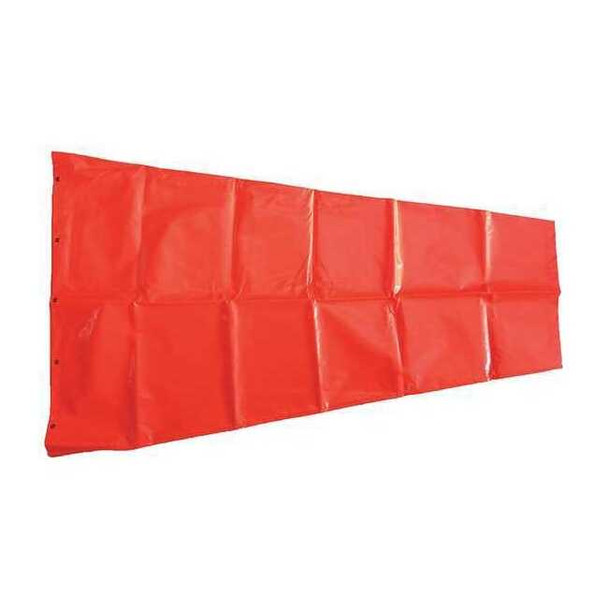 Replacement Windsock, Orange, Nylon, 96 in Length, Windsock Only