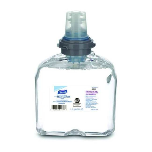 Purell Hand Sanitizer,1,200mL,FragranceFree,PK2 5393-02