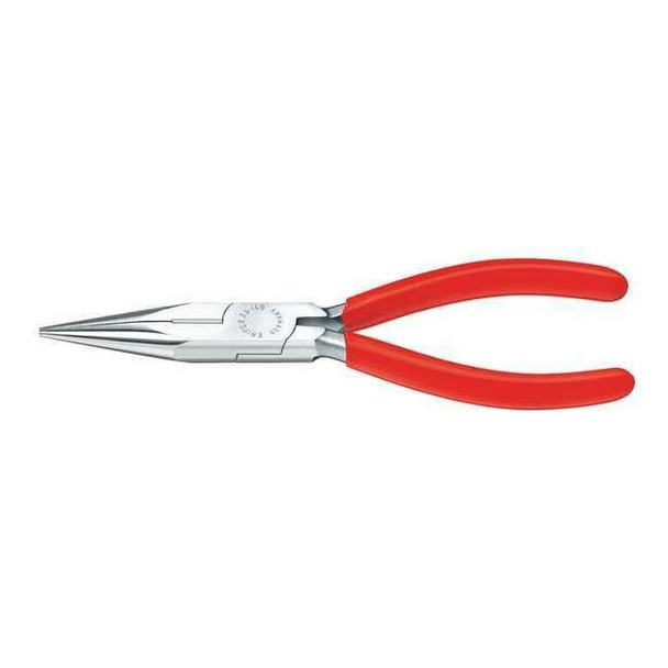 Knipex 5 in Long Nose Plier,Side Cutter Plastic Coated Handle 25 03 125