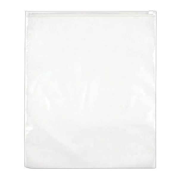 Reclosable Poly Bags, 13" x 13", 2.75 mil, Clear, Slide Seal, 250 PK