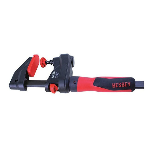 Bessey Bar Clamp, Plastic Handle and 2 3/8 in Throat Depth GK45