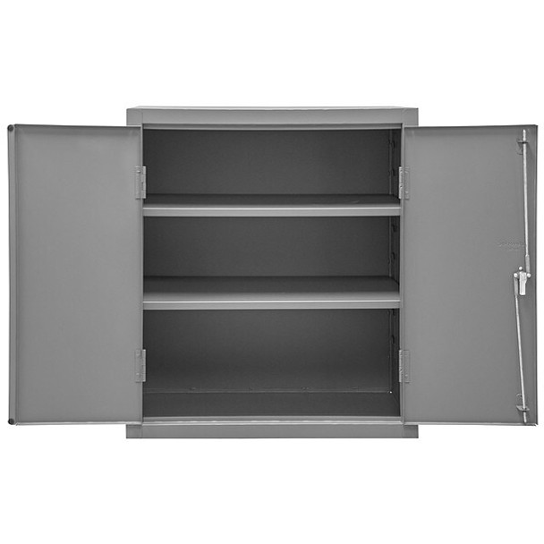 Durham Mfg Storage Cabinet,42"x36"x24",Gray,2Shlv 2503-2S-95 Durham Mfg Storage Cabinet,42"x36"x24",Gray,2Shlv 2503-2S-95