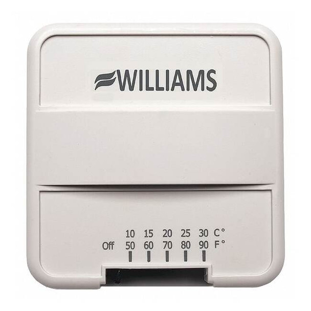 Columbus Electric Wall Mount Gas Htr Thermostat,Whte P322016