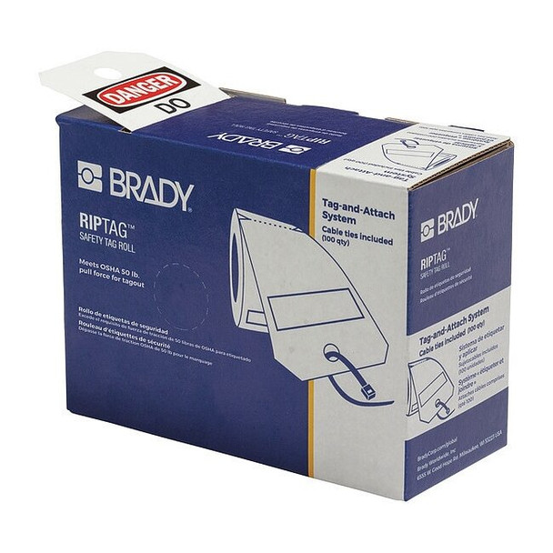 Brady Inspection Tag,Polyester,English,5-3/4"H 150504