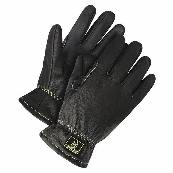 Bdg Cut-Resistant Leather Gloves, Cut Level A5 ,Uncoated ,M 1 PR 20-1-10751-M