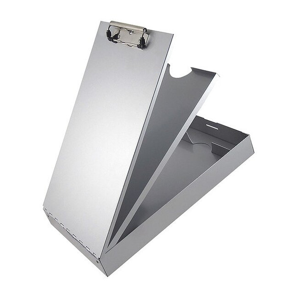 Manufacturer Varies Storage Clipboard,Silver,9" W 21119